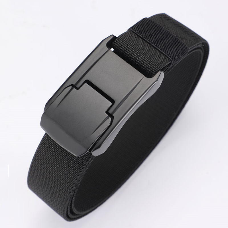 Wedding Job - ใหม่เข็มขัดยืดสําหรับผู้ชายและผู้หญิง QUICK RELEASE BUCKLE Strong NYLON