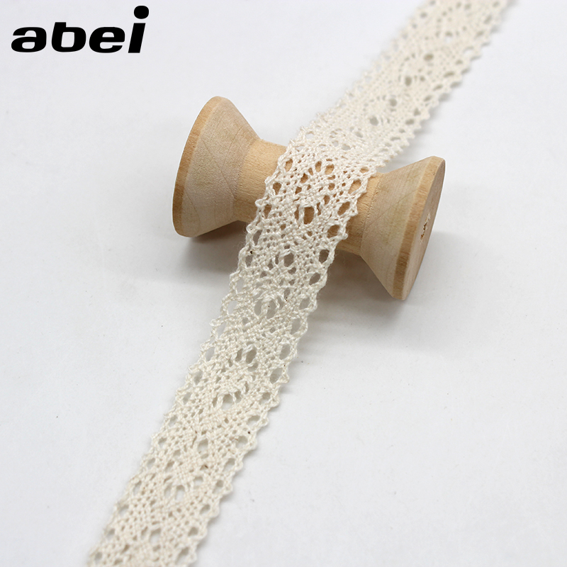 Supplier Wedding - 10 หลา/Lot 19 มม.Beige ลูกไม้ Trims