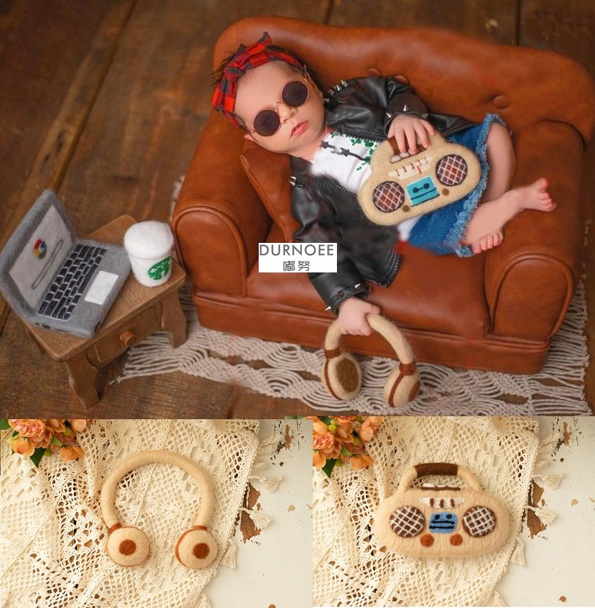 ผ้าขนสัตว์ตุ๊กตาทารกแรกเกิดอุป - Photo Booth Prop บทวิจารณ์และราคา