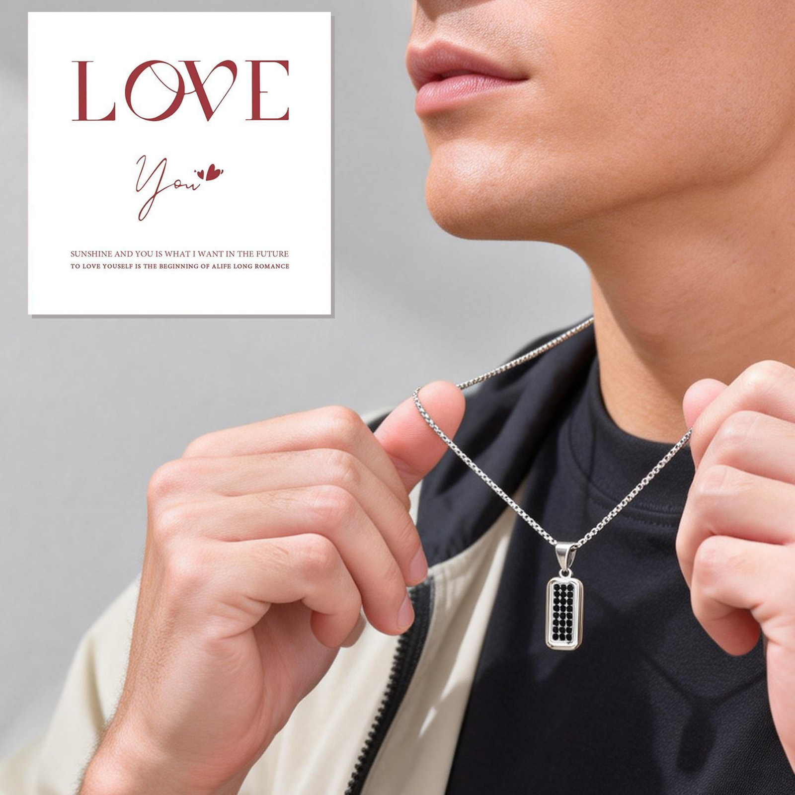 สร้อยคอจี้ห้อยป้ายชื่อสุนัขแบบ - Wedding Job บทวิจารณ์และราคา