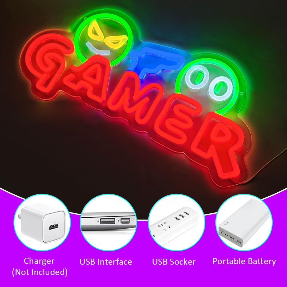 ไฟนีออน LED สำหรับเกมเมอร์ ตกแ - Wedding Zone บทวิจารณ์และราคา