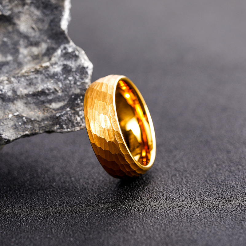 Hammered Multi-faceted แหวนไทเ - Wedding Zone บทวิจารณ์และราคา