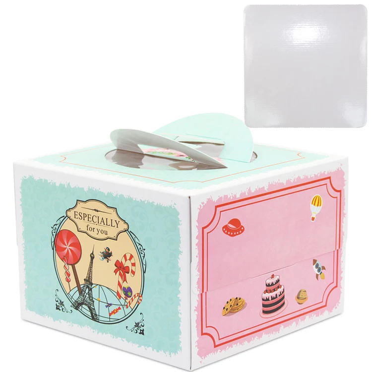 5 ชิ้น 8 นิ้วกล่องเค้กหน้าต่าง - Supplier Wedding บทวิจารณ์และราคา