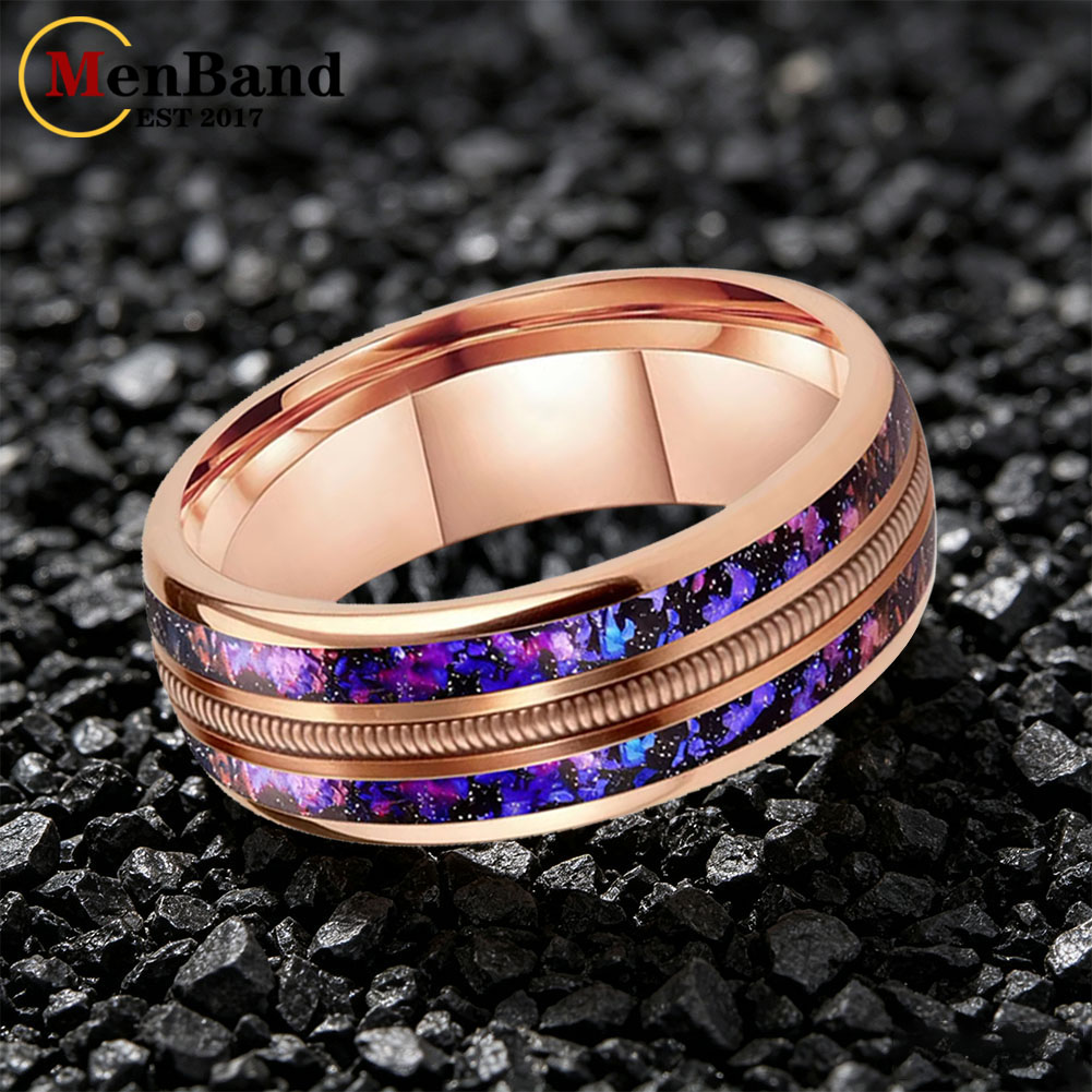 แหวนแต่งงานแฟชั่นขนาด 8 มม. สำ - Wedding Zone บทวิจารณ์และราคา
