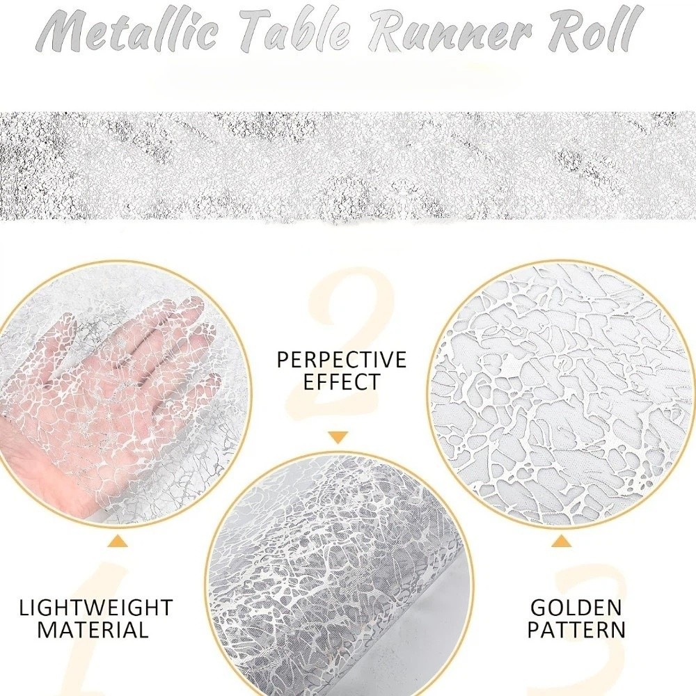 ผ้าปูโต๊ะกลิตเตอร์วิบวับ รูปทร - Table Runner Sequin บทวิจารณ์และราคา