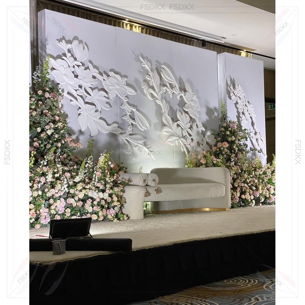 ซุ้มแต่งงานสีขาว ฉากหลังดอกไม้ - Supplier Wedding บทวิจารณ์และราคา