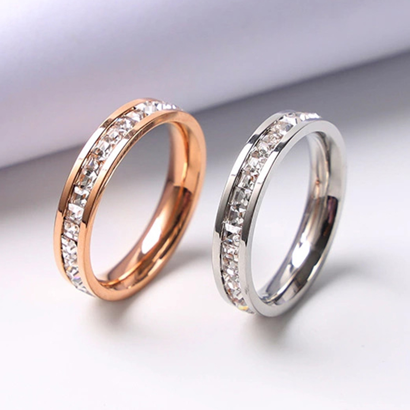 Luxury Rose Gold สีเดี่ยวคู่แถ - Wedding Zone บทวิจารณ์และราคา