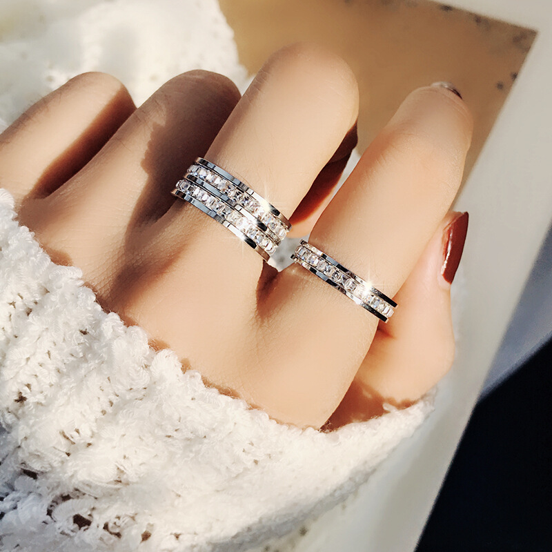 Luxury Rose Gold สีเดี่ยวคู่แถ - Wedding Zone บทวิจารณ์และราคา