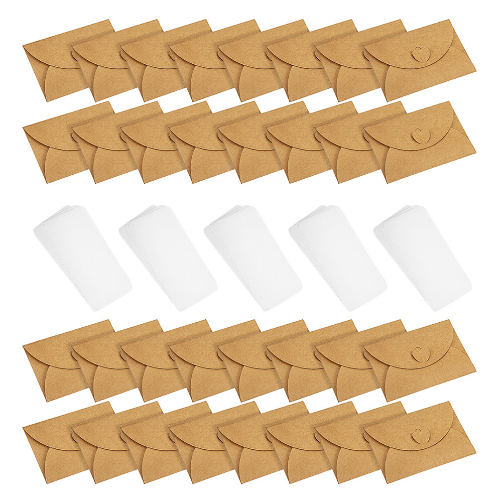 ซองกระดาษคราฟท์ขนาดเล็ก 30 ชุด - Wedding Envelopes บทวิจารณ์และราคา