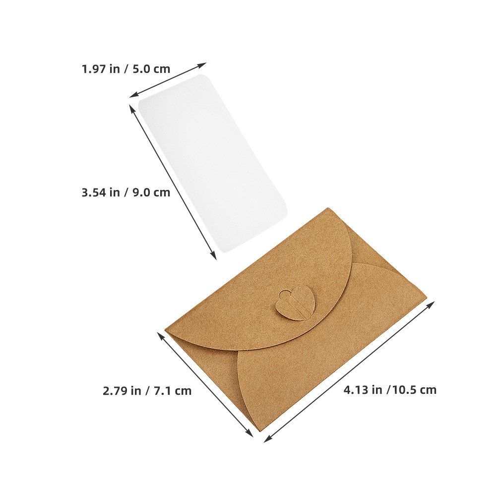 ซองกระดาษคราฟท์ขนาดเล็ก 30 ชุด - Wedding Envelopes บทวิจารณ์และราคา