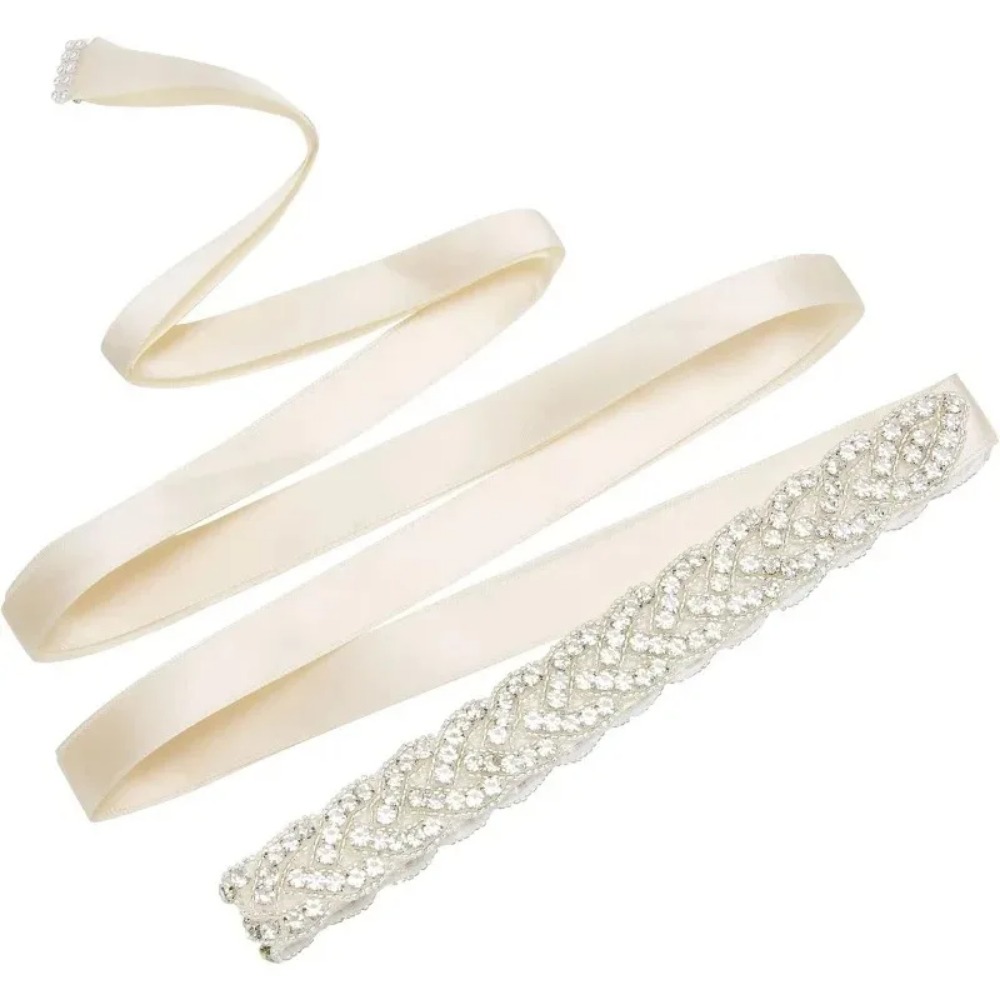 เครื่องประดับชุดเพื่อนเจ้าสาวส - Bridal Sash Ribbon บทวิจารณ์และราคา