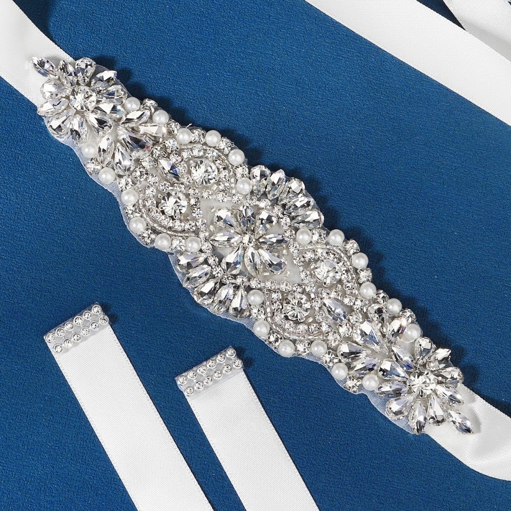 เข็มขัดเจ้าสาวริบบิ้นหวานๆ เข็ - Bridal Sash Ribbon บทวิจารณ์และราคา