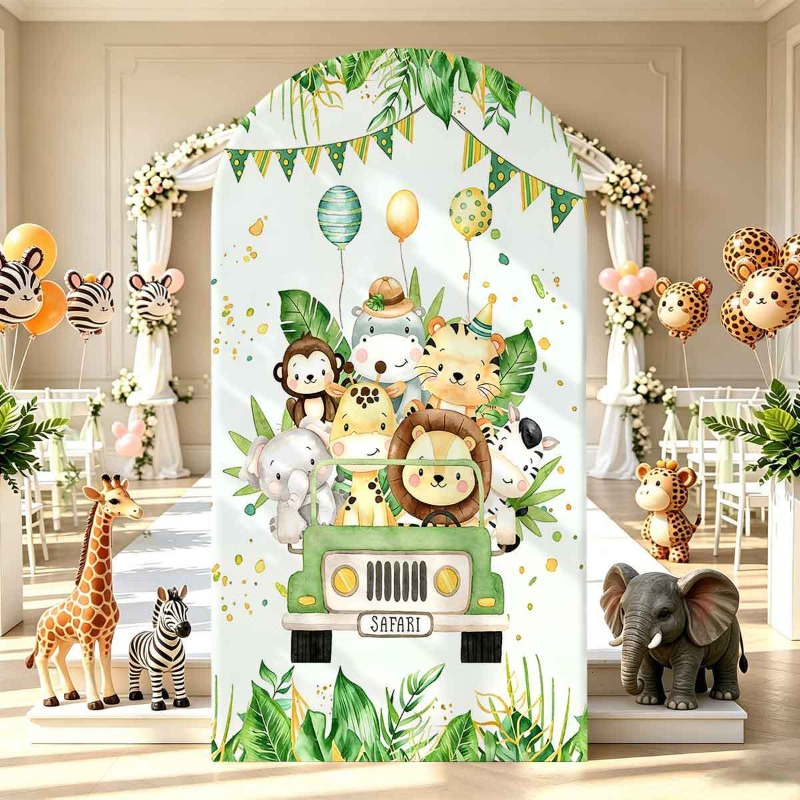 ฉากหลังงานปาร์ตี้ธีมซาฟารีในป่ - Photo Booth Prop บทวิจารณ์และราคา